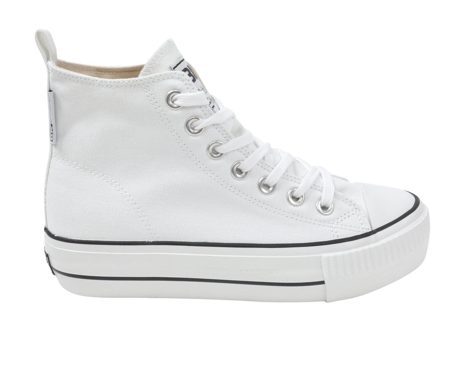 British Knights - Kaya Mid Women - Canvas Sneakers Wit
