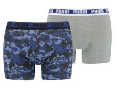 Puma - Men Camo Boxer 2p - Heren Ondergoed