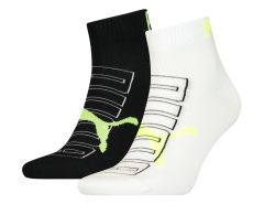 Puma - Men's Outline Logo Quarter Socks - Herensokken