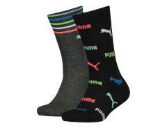 Puma - Kids Logo AOP Sock - Jongens Sokken