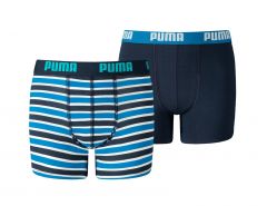 Puma - Boys Basic Boxer Printed Stripes 2P - Onderbroeken
