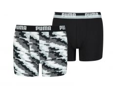 Puma - Boys Glitch Boxer 2 Pack - Katoen Ondergoed