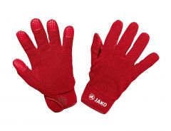Jako - Players glove fleece - Rode fleece spelershandschoen