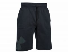 Under Armour - Rival Fleece Exploded Logo Short - Zwart Short