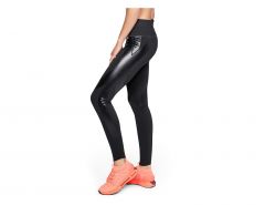 Under Armour - Superbase Powerprint Legging - Zwarte Tights met Sporttape