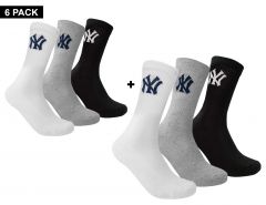 New York Yankees - 6-Pack Crew Socks - 6 Paar Sokken
