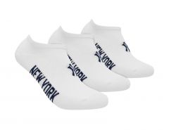 New York Yankees - 3-Pack Sneaker Socks - Enkelsokken Wit
