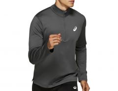 Asics - Silver LS 1/2 Zip Top - Running Longsleeve