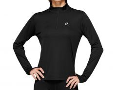 Asics - Silver LS 1/2 Zip Top - Running Top