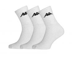 Kappa - Trisper Tennis Sock 3 pack - Witte Sokken