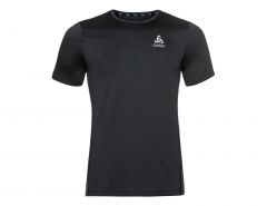 Odlo - Element Light Print T-shirt  - Zwarte Hardloopshirts