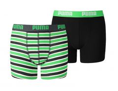 Puma - Basic Boxer Printed Stripes 2P - Streepjes Boxershorts