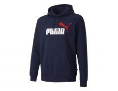 Puma - ESS 2 Color Hoody Big Logo - Donkerblauwe Trui