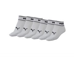 Puma - Unisex Quarter 6-Pack Promo - Wit