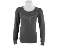 Puma - Girls LS Tee - Puma meisjes T-shirt