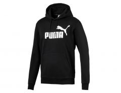 Puma - ESS Hoody FL Big Logo - Zwarte Sweater