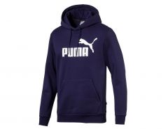 Puma - ESS Hoody FL Big Logo - Donkerblauwe Sweater