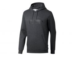 Puma - ESS Hoody FL Big Logo - Donkergrijze Trui