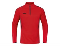 Jako - Ziptop Challenge - Rode Longsleeve Heren