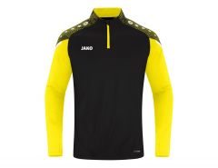 Jako - Ziptop Performance - Zwart-geel Sportshirt Heren