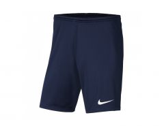 Nike - Park III Knit Short Junior - Blauwe Voetbalshorts Kids