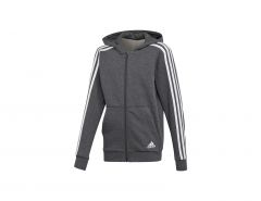 adidas - YB 3-Stripes Full Zip Hoodie - Vest
