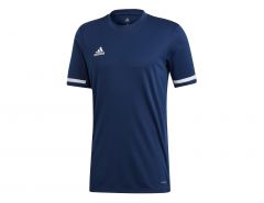 adidas - T19 Short Sleeve Jersey Men - Blauw Sportshirt Heren