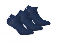 Fila - Invisible Socks 3-Pack - Blauwe Sneakersokken