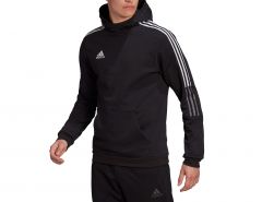 adidas - Tiro 21 Sweat Hoodie - Zwarte Trui