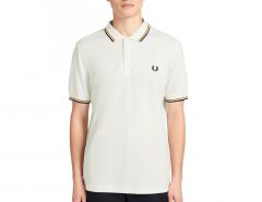 Fred Perry - Twin Tipped Shirt - Witte Polo