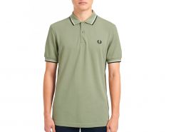 Fred Perry - Twin Tipped Shirt - Groene Polo