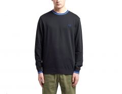 Fred Perry - Tipped Neck Sweatshirt - Crew Trui Heren