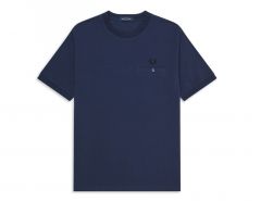 Fred Perry - Pocket Detail Pique Shirt - Blauw T-shirt