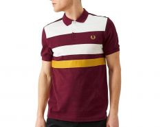 Fred Perry - Tape Detail Polo Shirt - Herenpolo