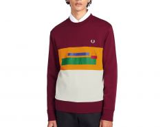 Fred Perry - Mixed Graphic Sweatshirt - Truien