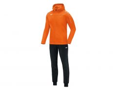 Jako - Hooded Tracksuit Classico Woman - Polyesterpak met kap Classico