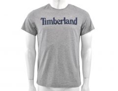 Timberland - Seasonal Linear Logo tee Slim fit  - Grijs T-shirt