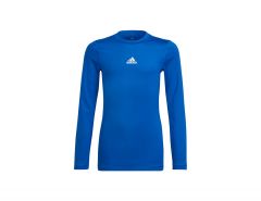 adidas – Techfit Long Sleeve Tee Youth - Blauw Ondershirt