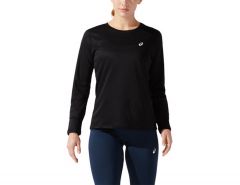 Asics - Core LS Top - Zwarte Longsleeve Dames