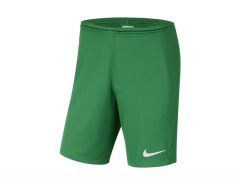 Nike - Park III Knit Shorts Junior - Groene Voetbalshorts