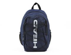 Head - Backpack with Elastic - Blauwe Rugtas