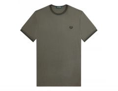 Fred Perry - Twin Tipped T-Shirt - Legergroen T-Shirt