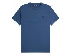 Fred Perry - Ringer T-Shirt - Herenshirt Blauw