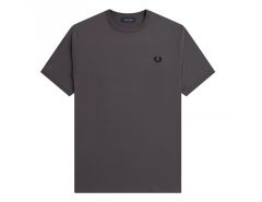 Fred Perry - Ringer T-Shirt - Donkergrijs Herenshirt