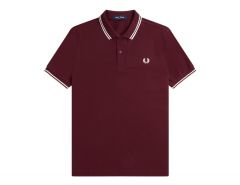 Fred Perry - Twin Tipped Shirt - Bordeauxrode Polo