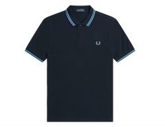 Fred Perry - Twin Tipped Shirt - Navy Polo Shirt