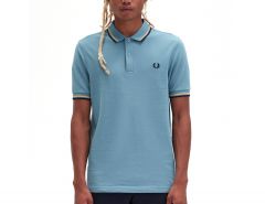Fred Perry - Twin Tipped Shirt - Blauwe Herenpolo