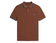 Fred Perry - Twin Tipped Shirt - Polo met Blauwe Bies