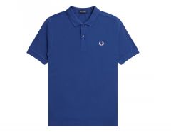 Fred Perry - Plain Shirt - Kobaltblauwe Polo