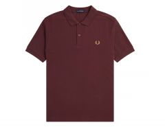 Fred Perry - Plain Shirt - Bordeauxrode Polo